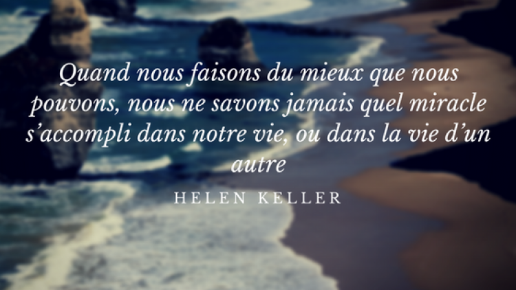 Faire de son mieux, oui mais avec ce qu'on a...