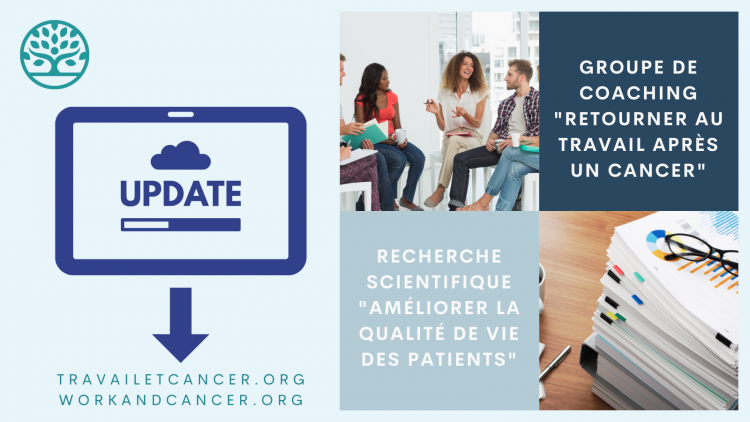 L'asbl Travail & Cancer met son site à jour pour répondre davantage aux besoins de terrain