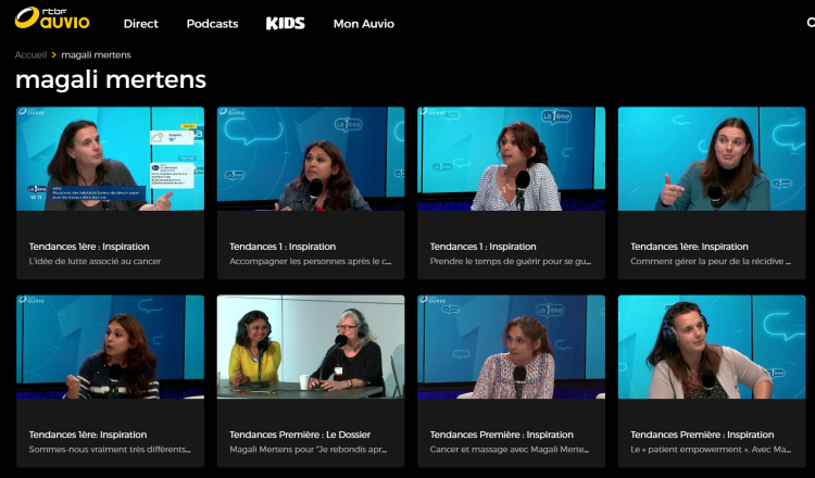 Retrouvez mes chroniques radio axées sur le cancer & des outils de coaching